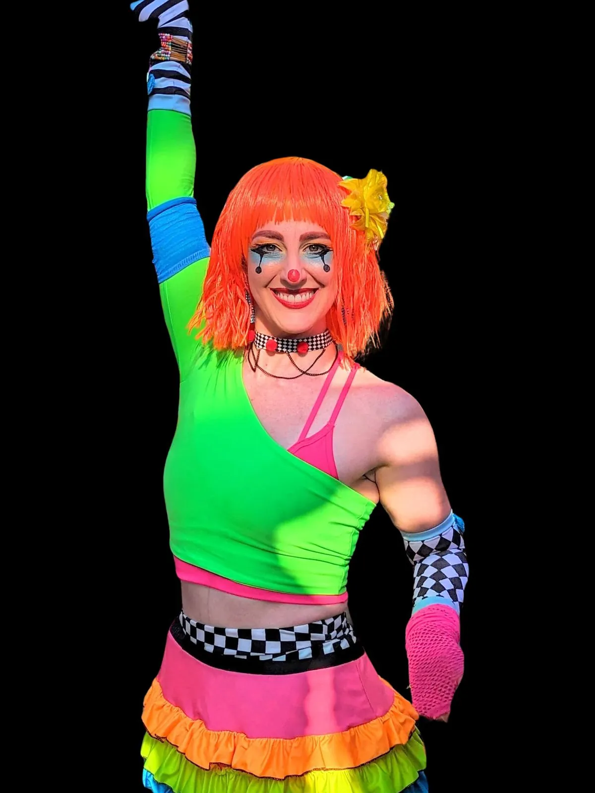 Variety Clown Neon – LED Dancers Toronto